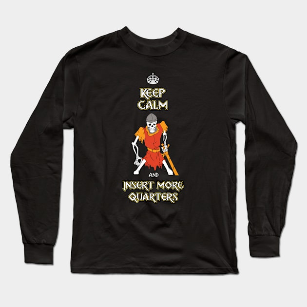 Dragon's Lair - Insert Quarters Long Sleeve T-Shirt by Chewbaccadoll